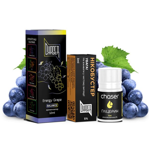 Набір Chaser Black Grape Energy 30 мл 50 мг