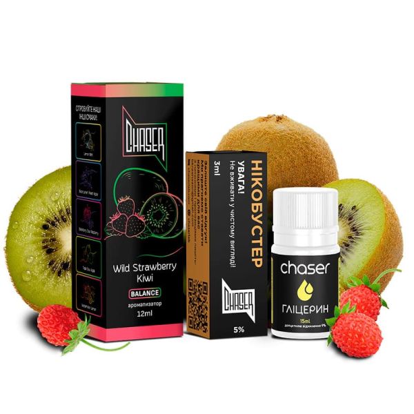 Набір Chaser BlackKiwi Wild Strawberry 30 мл 50 мг