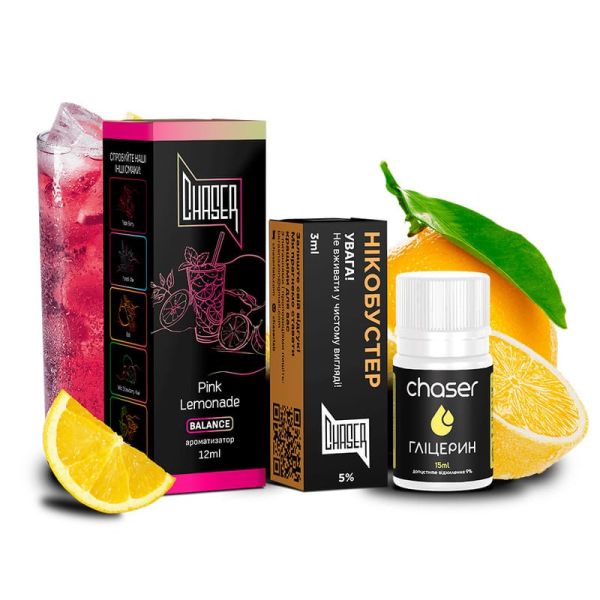 Набір Chaser Black Pink Lemonade 30 мл 50 мг
