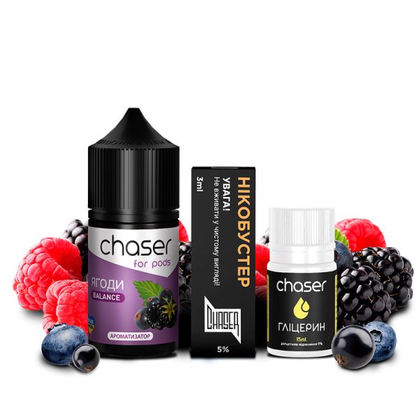 Набір Chaser F/P Balance Ягоди 30 мл 50 мг
